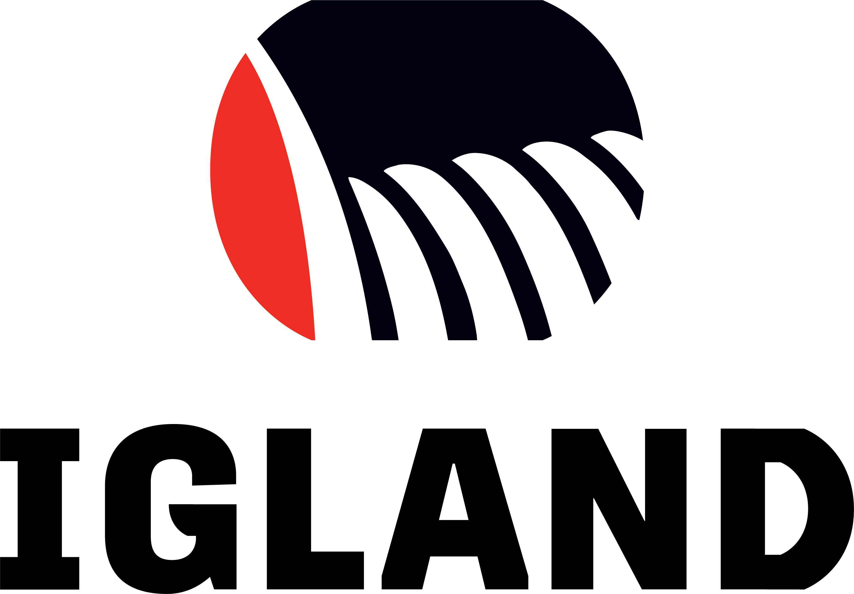 Igland Logo V White Symbol RGB
