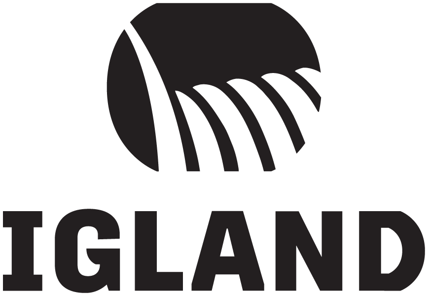 Igland Logo V Black RGB